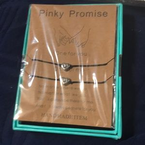 Pinky promise bracelets
